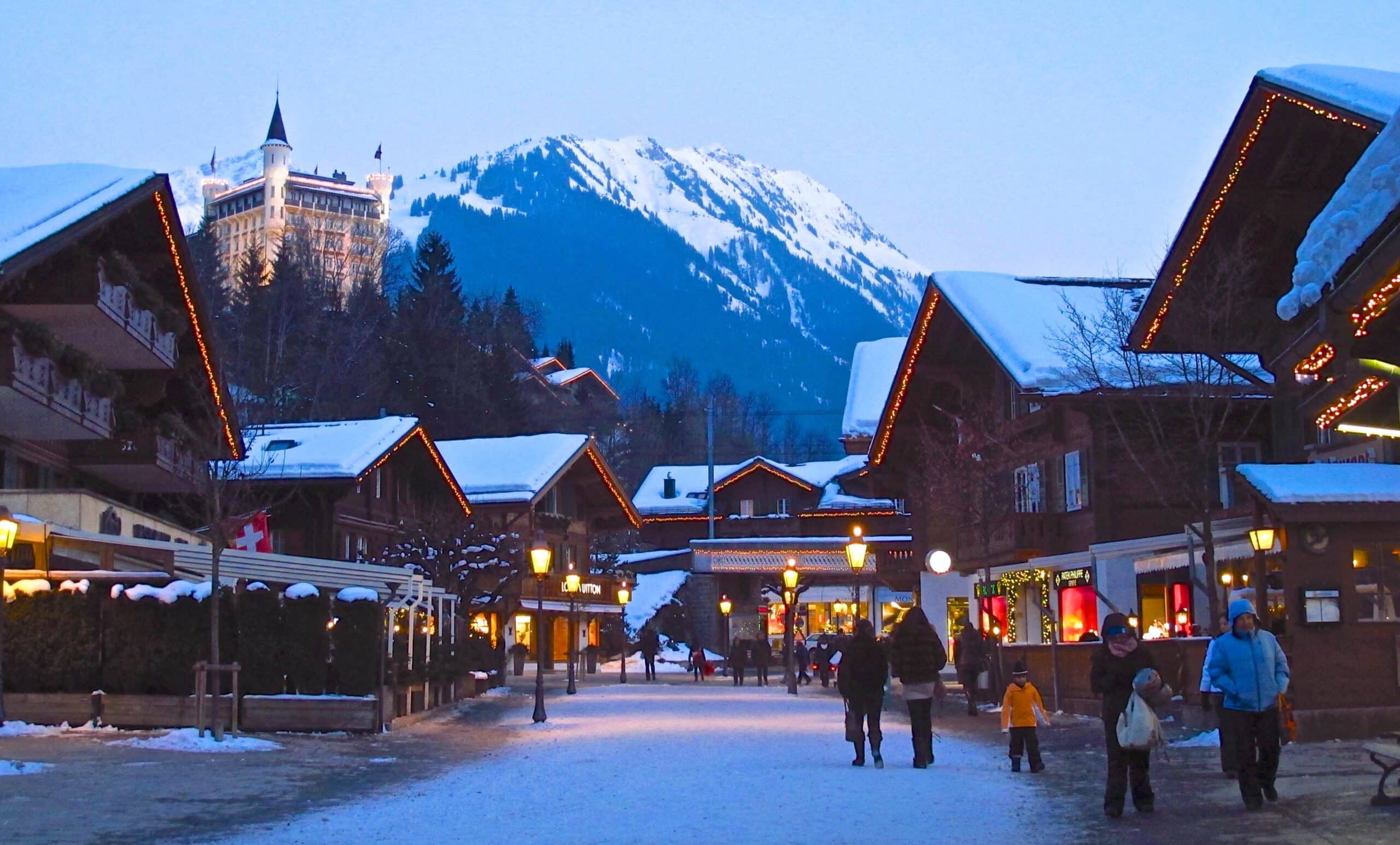 Snow in Gstaad, Switzerland - Find Us Lost